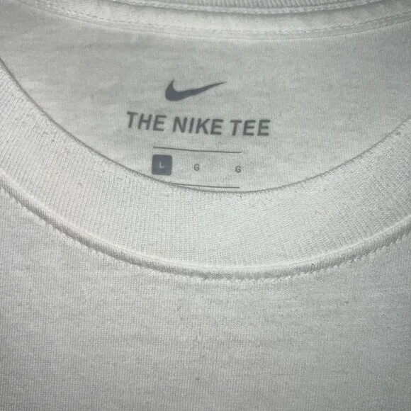 Nike Tee Sportswear Just Do It. Logo White Men’s Large - Picture 4 of 9